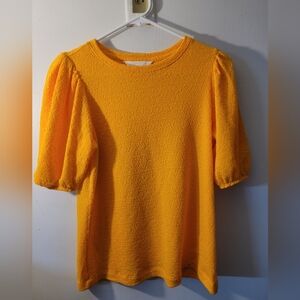 LC Lauren Conrad Bright Yellow Blouse